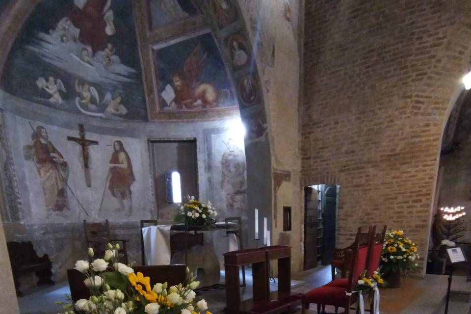 Composizione laterale altare