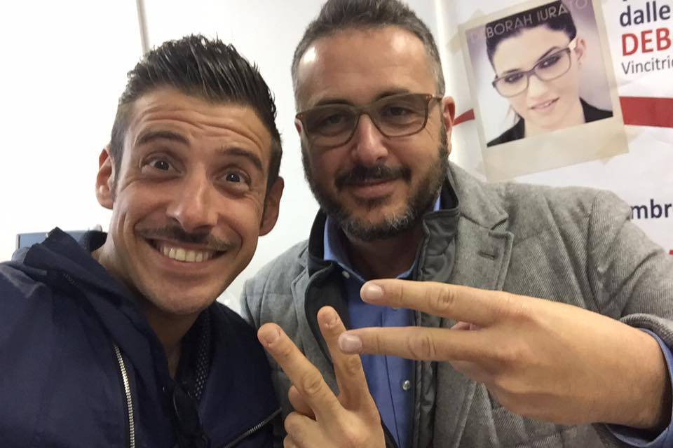 Con Francesco Gabbani