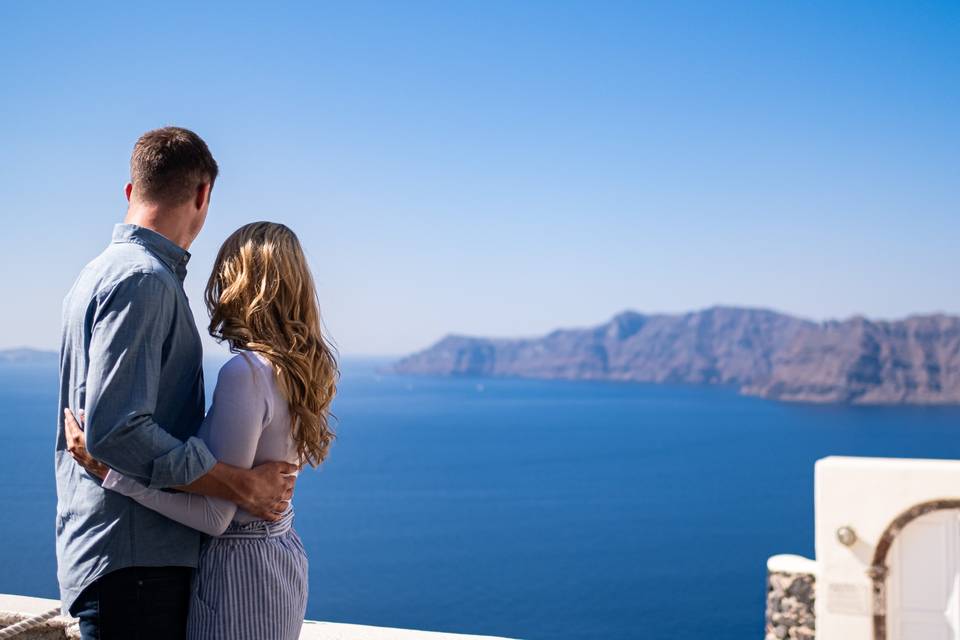 Honeymoon in Santorini