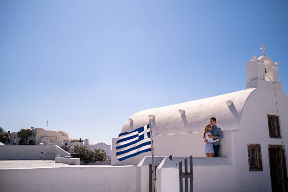 Honeymoon in Santorini