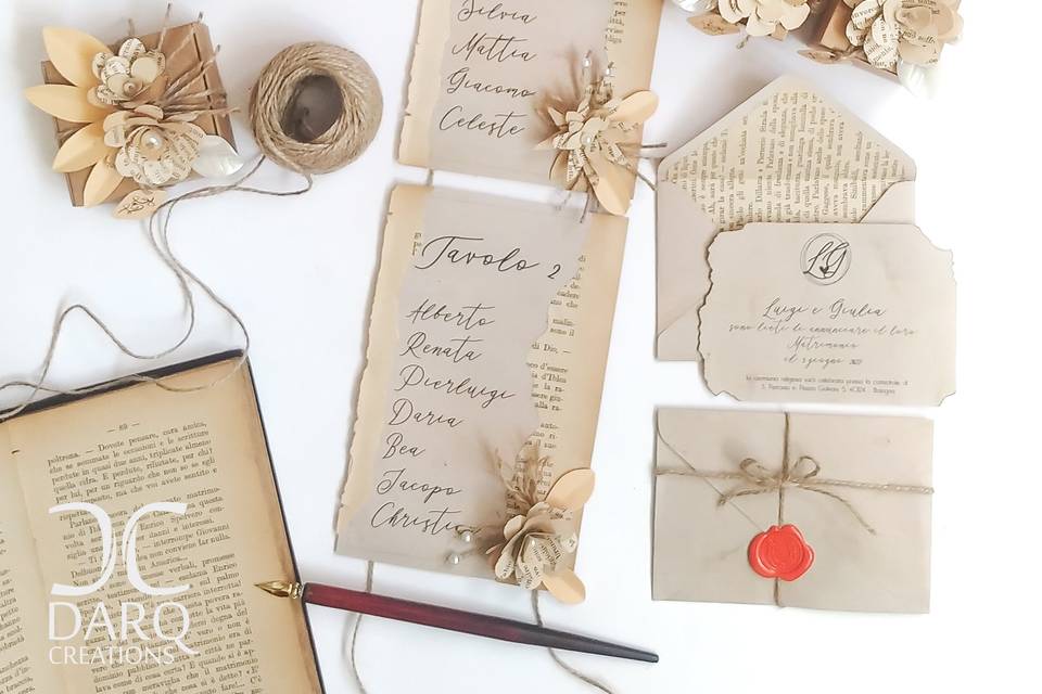 Vintage Wedding Stationery