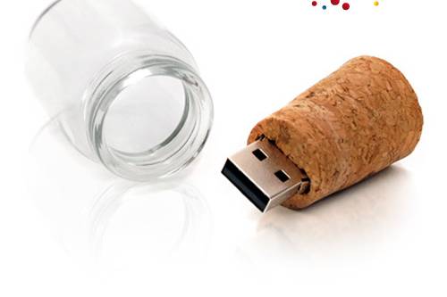 Vasetto vetro + Tappo USB