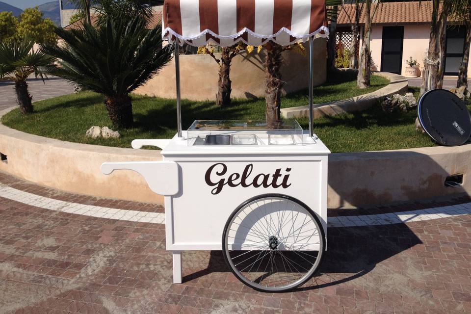 Carretto gelati 4 gusti