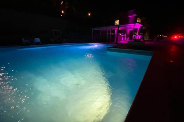 Piscina esterna per eventi
