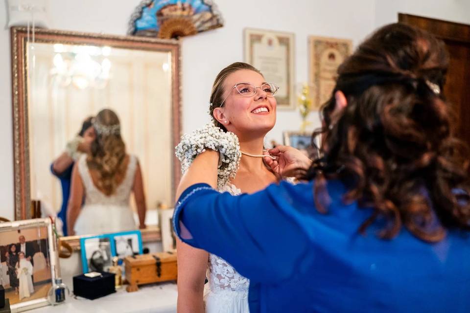 Preparazione della sposa