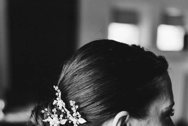 Capelli raccolti per Veronica