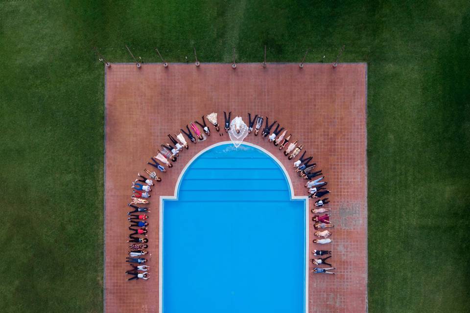 Piscina dall'alto