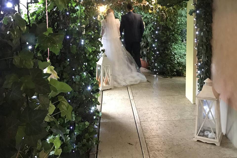 Ingresso alla Tensostruttura