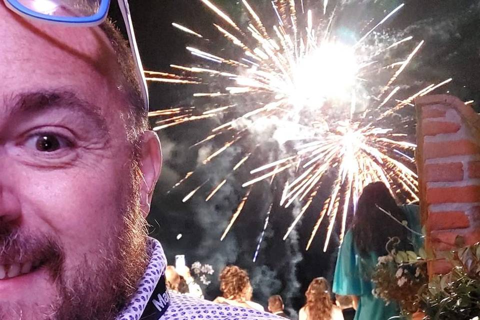 Firework selfie
