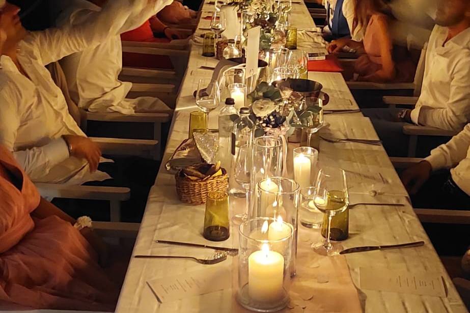Cena imperiale al mare