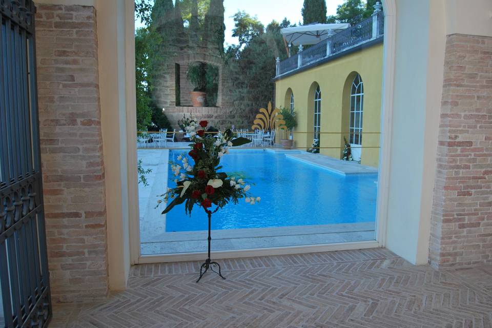 Vista interno piscina