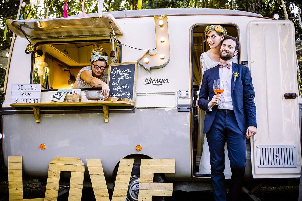 Food truck wedding