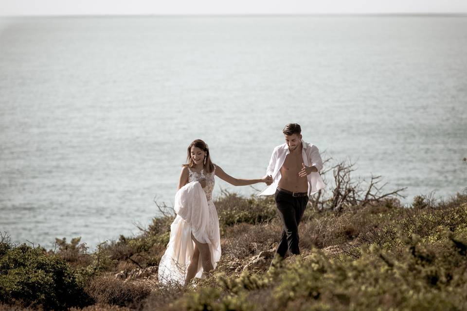 Summer elopement in Sicily.