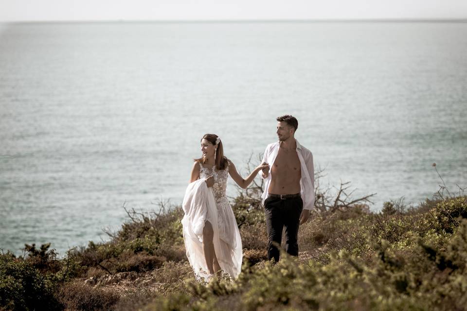 Summer elopement in Sicily.