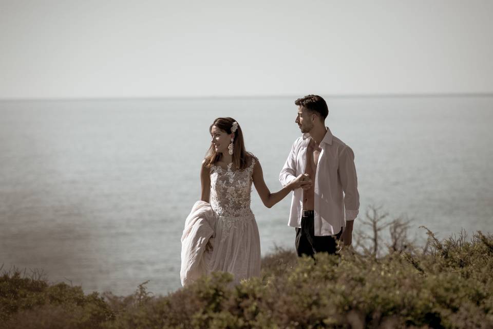 Summer elopement in Sicily.