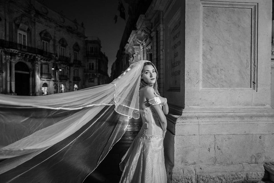 Bride in ortigia