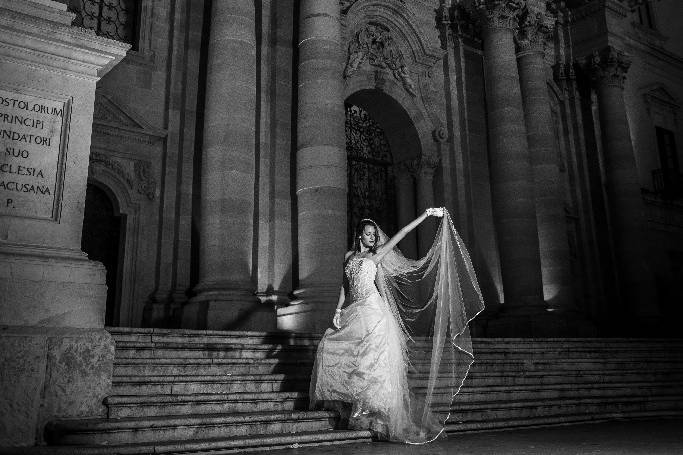 Bride in ortigia