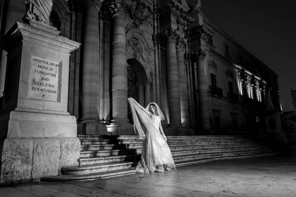 Bride in ortigia