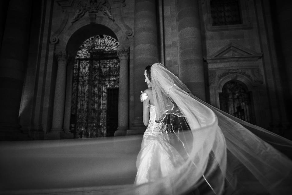 Bride in ortigia