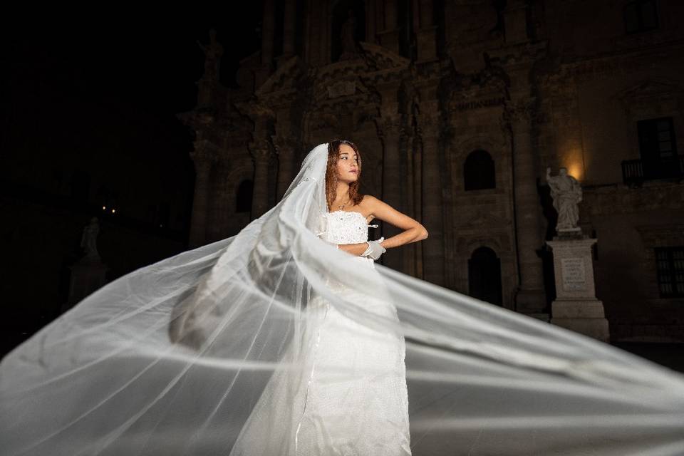 Bride in ortigia