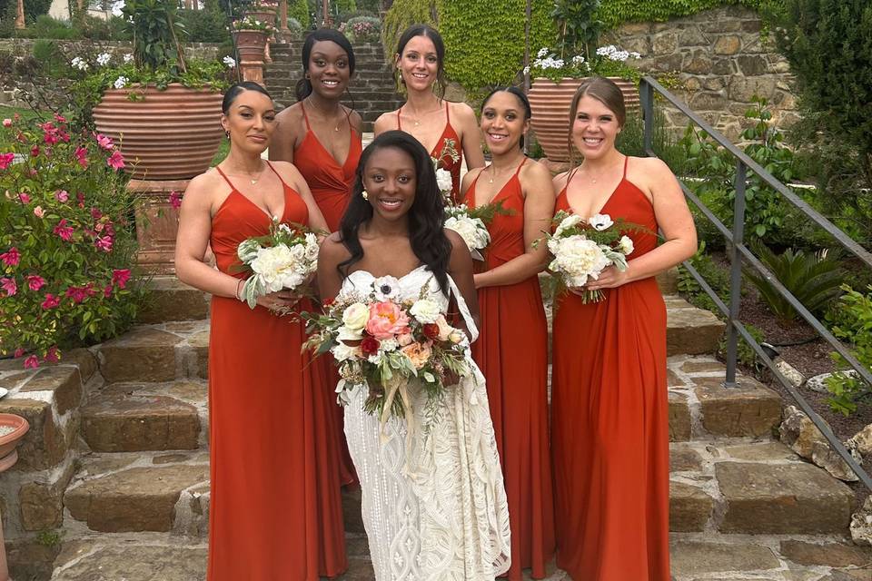 Hair & make bridesmaids