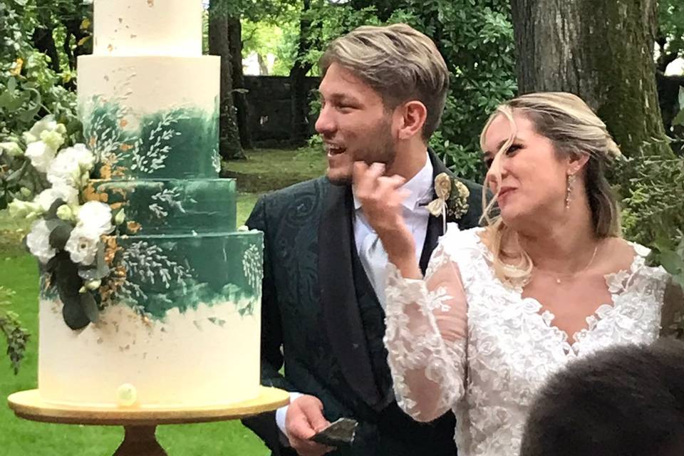 Wedding cake con fiori
