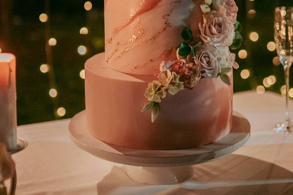 Wedding cake esagonale