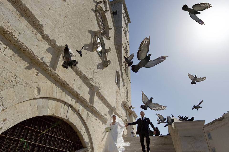 Uscita chiesa a trani