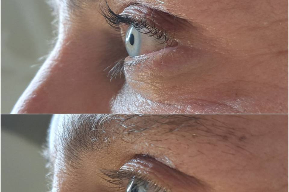 Laminazione ciglia uomo