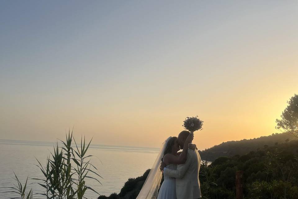 Spot foto al tramonto