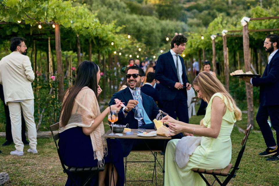 Aperitivo nell'orto