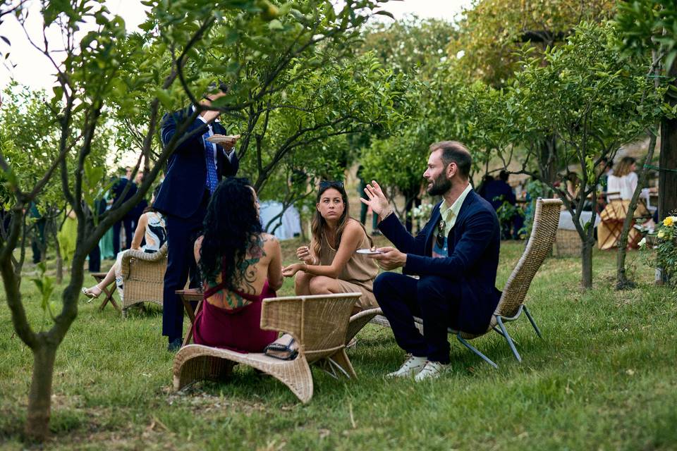 Aperitivo nell'orto