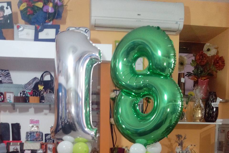 Composizione comunione ballons