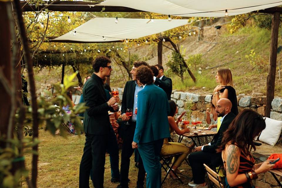 Aperitivo nell'orto