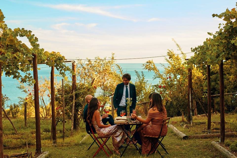 Aperitivo nell'orto