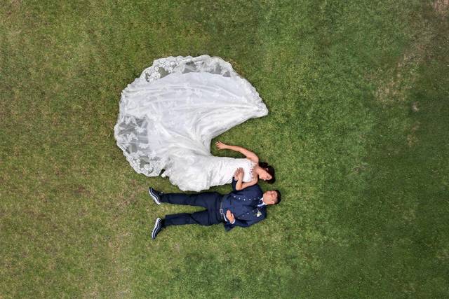 Foto con il drone