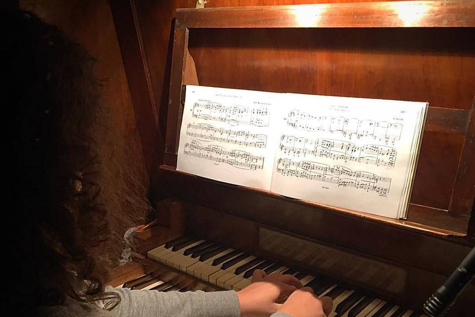 Play the organ