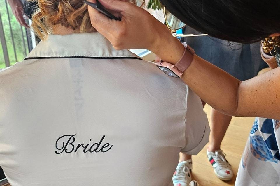 Preparazione sposa