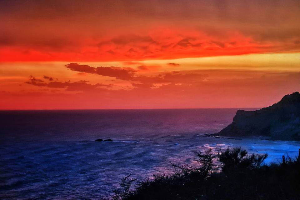 Tramonto sul faro