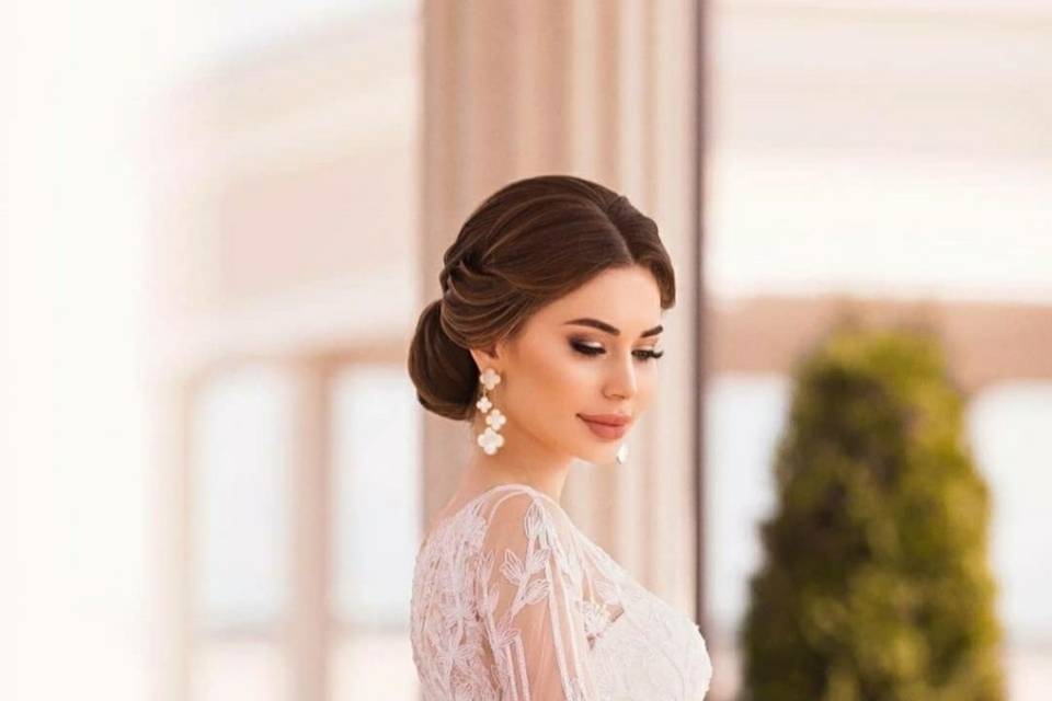 Make-up and hairstyling sposa
