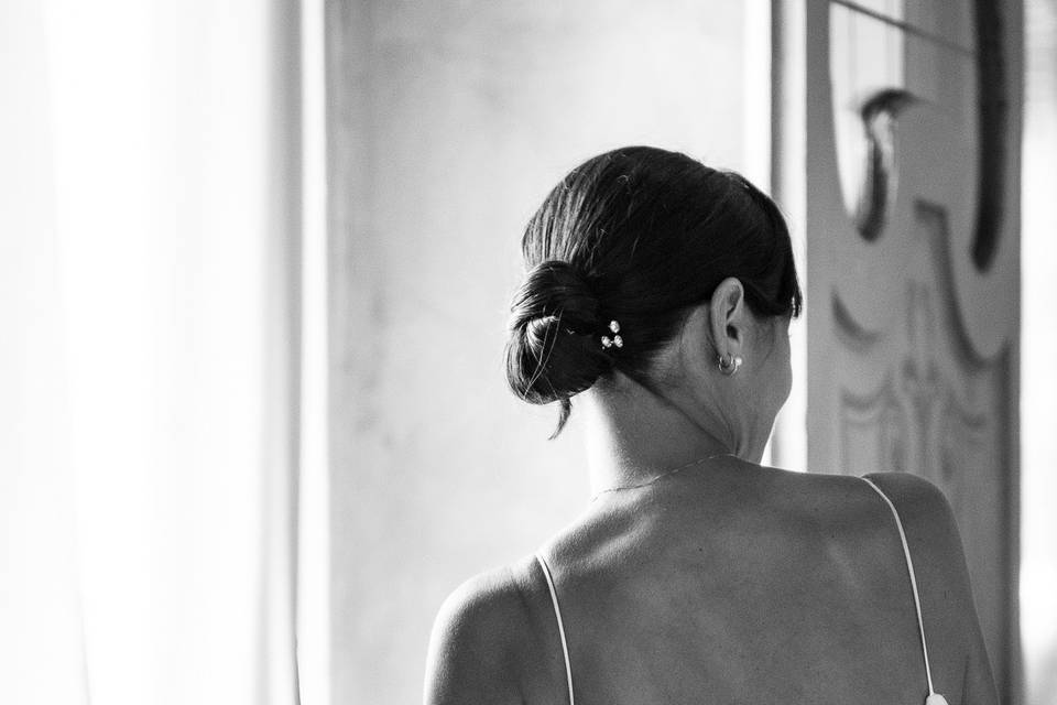 Sleek bun