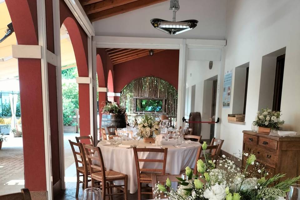 Pranzo sul portico