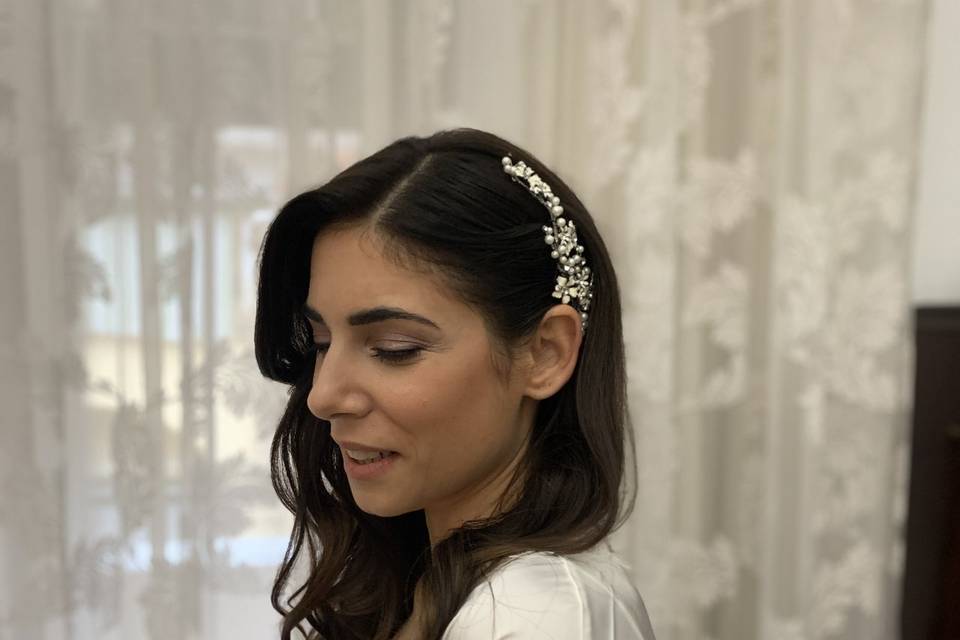 Capelli sciolti sposa