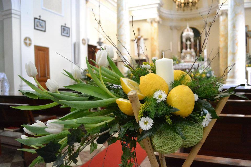 Candele, limoni e tulipani