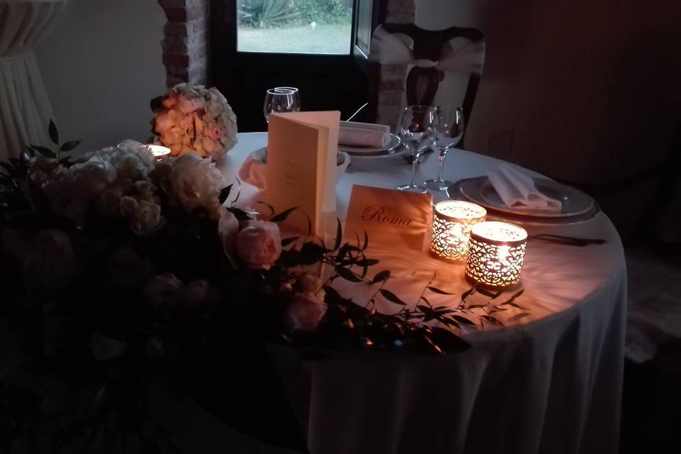 Atmosfera tavolo sposi
