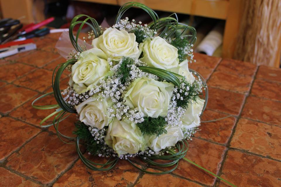 Bouquet sposa bianco