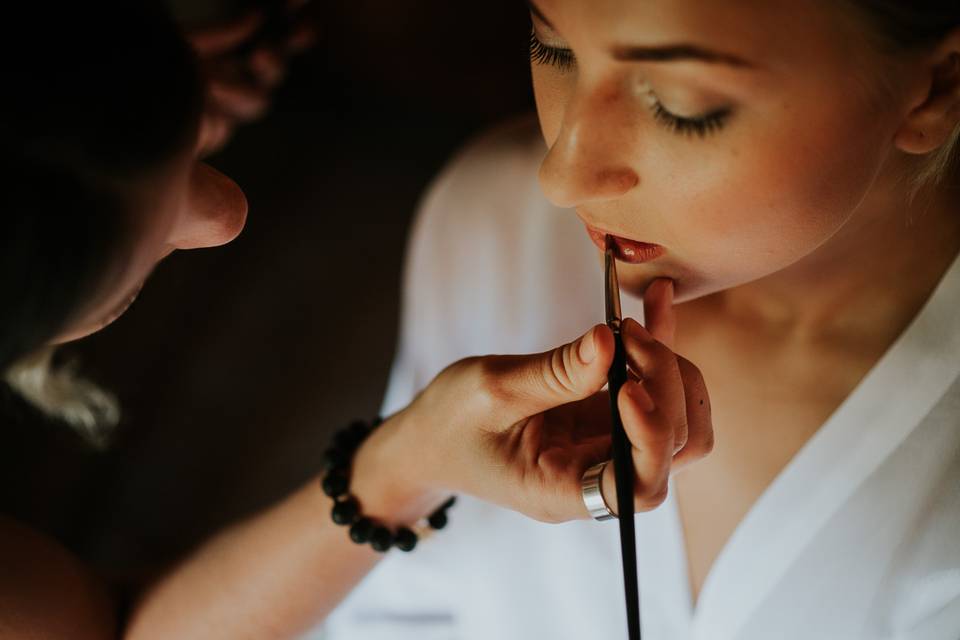 Preparazione sposa