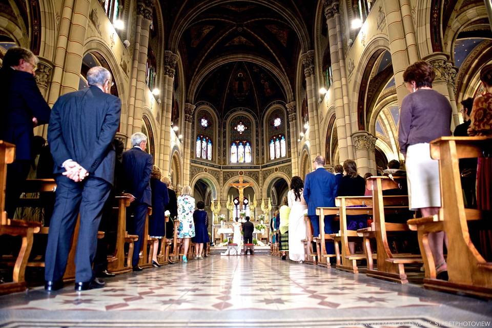 Bride arrival