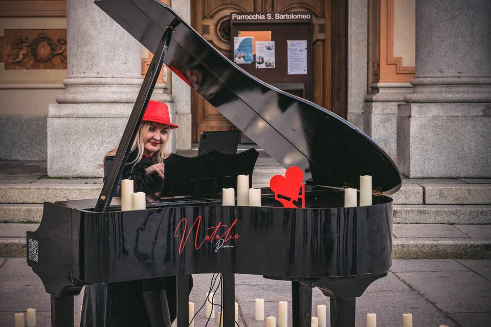 Piano candele e buona musica