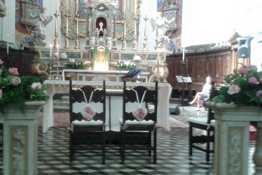 Allestimento chiesa